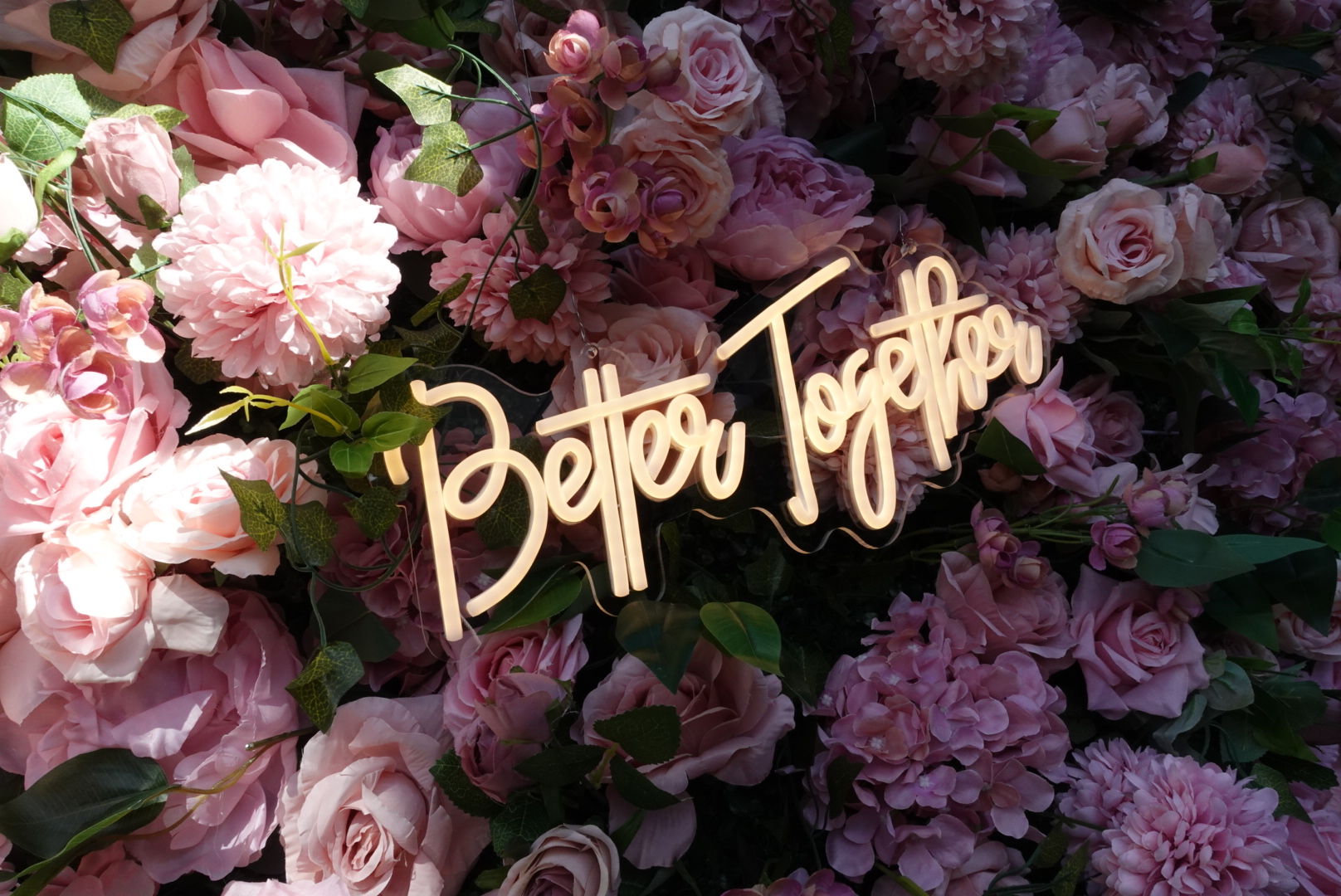 Neonschild Better Together